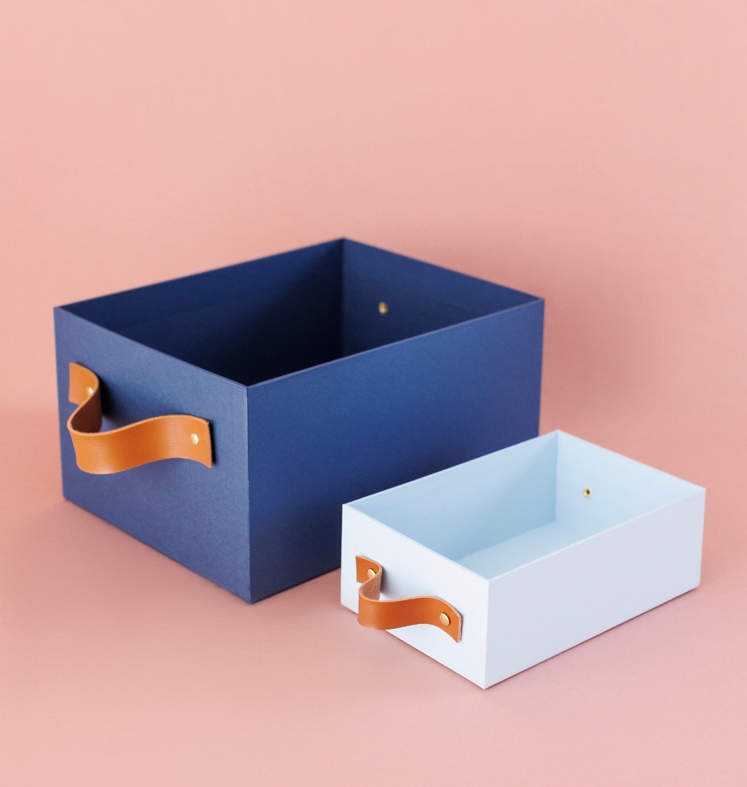 Caixa Cesta Personalizada em Cartonagem Premium